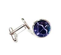 Gemelos, Lazo De Moda Con Proyección Holográfica De Estrella Espacial, Sagitario, Doce Signos Del Zodiaco, Hebilla De Puño Personalizada, Accesorio De Camisa, Regalo Para Contable, Jefe, Negocios,