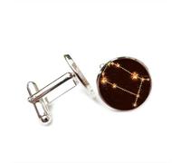 Gemelos, Mapa Estelar De Géminis, Aura, Arte De Falla, Suerte, Regalo Para Amigo, Doce Signos Del Zodiaco Versátiles, Hebilla De Puño Personalizada, Accesorio De Camisa, Regalo Para Padre, Esposo,