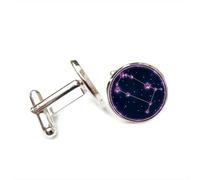 Gemelos, Mapa Estelar De Géminis, Ciencia, Cyber Neon, Regalo De La Suerte Para Amigos, Doce Signos Del Zodiaco Versátiles, Hebilla De Puño Personalizada, Accesorio Para Camisa, Regalo Para Pad