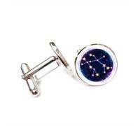 Gemelos, Mapa Estelar De Géminis, Graduación, Cyber Neon, Regalo De La Suerte Para Amigos, Doce Signos Del Zodiaco Versátiles, Hebilla De Puño Personalizada, Accesorio Para Camisa, Regalo Para