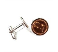 Gemelos, Mapa Estelar De Géminis, Proyección Novedosa, Regalo De Buena Suerte Para Amigos, Doce Signos Del Zodiaco Versátiles, Hebilla De Puño Personalizada, Accesorio Para Camisa, Regalo Para Pad