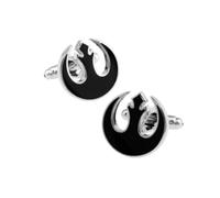 Gemelos Masculinos 1 Par De Gemelos Negros De La Camisa Star Wars Rebels League Gemelos Para Hombre