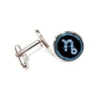 Gemelos, Nebulosa De Relámpago Genial, Símbolo Del Futuro, Cristal De Energía, Capricornio, Doce Signos Del Zodíaco, Hebilla De Puño, Accesorio De Camisa, Regalo Para Contable, Jefe, Negocios, Bo