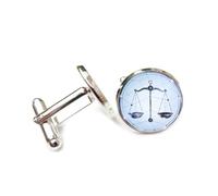 Gemelos, Novedad Balanza Ciencia Ficción Mapa Estelar Topología, Libra Doce Signos Del Zodíaco, Hebilla De Puño, Accesorio De Camisa Regalo Para Contable Jefe Negocios Boda Graduación Ocasión Fo