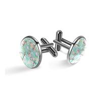 Gemelos para hombre, diseño de búho sentado en las ramas, gemelos clásicos negros para traje, camisa, boda, negocios, cumpleaños, joyería, regalo