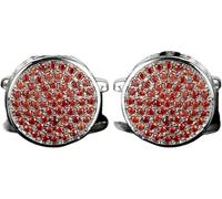 Gemelos para hombre, gemelos de circonita de lujo para hombre, camisas de banquete de negocios, botones, gemelos de diamantes de imitación, Talla única, Acrílico, No es una piedra preciosa
