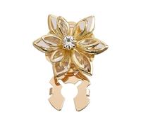 Gemelos para mujer - Elegante forma de flor con cierre ajustable | Para vestido, negocios, boda, citas, fiestas, viajes, bodas, citas, fiestas, viajes, novias, esposas, hermanas, Siehe Beschreibung
