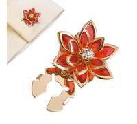 Gemelos para mujer - Elegante forma de flor con cierre ajustable | Para vestido, negocios, boda, citas, fiestas, viajes, bodas, citas, fiestas, viajes, novias, esposas, hermanas, Siehe Beschreibung