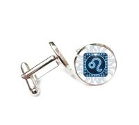 Gemelos, Placa De Circuito Con Tótem Novedoso De Leo, Doce Signos Del Zodíaco De Leo, Hebilla De Puño Personalizada, Accesorio De Camisa, Regalo Para Contable, Jefe, Negocios, Boda, Graduación, Oc