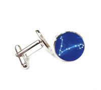 Gemelos, Rastro De Estrellas De Piscis, Arte Digital De Fallas, Regalo De Buena Suerte Para Un Amigo, Piscis, Doce Signos Del Zodiaco, Hebilla De Puño Personalizada, Accesorio De Camisa, Regalo Para