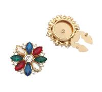 Gemelos redondos de cristal resistentes con colores vibrantes para camisas de vestir de hombre, 25 mm, accesorio de moda, anti vidrio, joyería para hombre, talla única, como se describe, como se