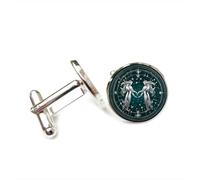 Gemelos, Regalo De La Suerte Para Amigos Con El Ángel Géminis, Topología Estelar De Alta Gama, Versátil Con Doce Signos Del Zodiaco, Hebilla De Puño Personalizada, Accesorio Para Camisa, Regalo P