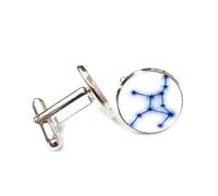 Gemelos, Regalo De Mejores Deseos Para Amigos Con El Universo De La Estrella Virgo, Doce Signos Del Zodiaco Virgo, Hebilla De Puño Personalizada, Regalo De Accesorio De Camisa Para Esposo Contable, B