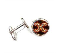 Gemelos, Regalo De Suerte Para Amigo Piscis, Ciencia, Heavy Metal, Fuego Ardiente, Piscis, Doce Signos Del Zodiaco, Hebilla De Puño Personalizada, Accesorio De Camisa, Regalo Para Novio Contador, Bod