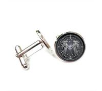 Gemelos, Regalo De Suerte Para Amigos Con Diseño De Estrella De Ángel Géminis, Versátil, Doce Signos Del Zodiaco, Hebilla De Puño Personalizada, Accesorio Para Camisa, Regalo Para Padre, Esposo,