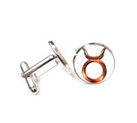 Gemelos, Regalo Tótem De Tauro Estilo Retro Heavy Metal, Doce Signos Del Zodiaco Tauro, Hebilla De Puño De La Suerte Personalizada, Accesorio De Camisa, Regalo Para Contador, Jefe, Negocios, Boda, G