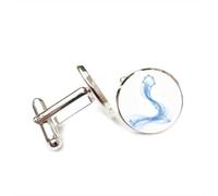 Gemelos, Regalo Único De Mejor Deseo Para Un Amigo Con El Signo Zodiacal Piscis, Flujo De Partículas Único, Doce Signos Zodiacales De Piscis, Hebilla De Puño Personalizada, Accesorio De Camisa, Re