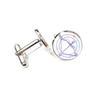 Gemelos, Símbolo De Arco Y Flecha Cyber Neon, Sagitario, Doce Signos Del Zodiaco, Hebilla De Puño Personalizada, Accesorio De Camisa, Regalo Para Contable, Jefe, Negocios, Boda, Baile De Graduac