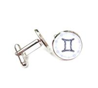 Gemelos, Símbolo De Estrella Brillante De Libra, Elegante Entrelazamiento Cuántico, Libra, Doce Signos Del Zodíaco, Hebilla De Puño, Accesorio De Camisa, Regalo Para Contable, Jefe, Negocios, Boda