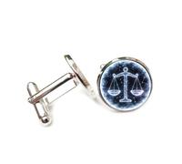 Gemelos, Símbolo De Estrella De Balanza De Libra, Elegante Entrelazamiento Cuántico, Libra, Doce Signos Del Zodíaco, Hebilla De Puño, Accesorio De Camisa, Regalo Para Contable, Jefe, Negocios, Bod