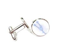 Gemelos, Símbolo De La Estrella Tauro, Proyección Holográfica Simple, Doce Signos Del Zodíaco De Tauro, Hebilla De Puño De La Suerte Personalizada, Regalo Para Camisa, Accesorio Para Contador, Je