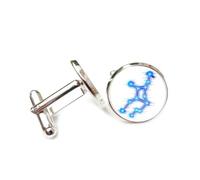 Gemelos, Símbolo De La Estrella Virgo Degradado Glitch Art Regalo De Buena Suerte Para Un Amigo, Virgo Doce Signos Del Zodiaco, Hebilla De Puño Personalizada, Accesorio De Camisa Regalo Para Esposo