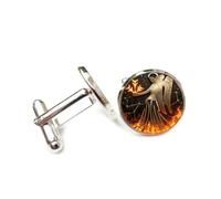 Gemelos, Símbolo De La Galaxia De Virgo, Ángel, Arte Heavy Metal, Mejor Deseo, Regalo Para Amigo, Virgo, Doce Signos Del Zodiaco, Hebilla De Puño Personalizada, Accesorio De Camisa, Regalo Para Esp