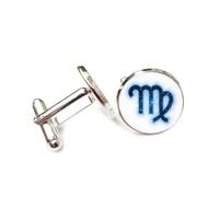 Gemelos, Símbolo De La Línea Estelar De Virgo, Entrelazamiento Cuántico, Mejor Deseo, Regalo Para Amigo, Virgo, Doce Signos Del Zodiaco, Hebilla De Puño Personalizada, Accesorio De Camisa, Regalo