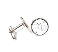 Gemelos, Símbolo De Metal, Novedad Dimensional, Nebulosa, Estrella, Topología, Capricornio, Doce Signos Del Zodíaco, Hebilla De Puño, Accesorio De Camisa, Regalo Para Contable, Jefe, Negocios, Bod