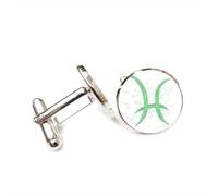 Gemelos, Símbolo De Piscis, Línea De Rayas, Placa De Circuito, Regalo De La Suerte Para Un Amigo, Piscis, Doce Signos Del Zodiaco, Hebilla De Puño Personalizada, Accesorio De Camisa, Regalo Para No
