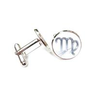 Gemelos, Símbolo De Virgo, Arte Dinámico, Flujo De Partículas, Mejor Deseo, Regalo Para Amigo, Virgo, Doce Signos Del Zodiaco, Hebilla De Puño Personalizada, Accesorio De Camisa, Regalo Para Espos