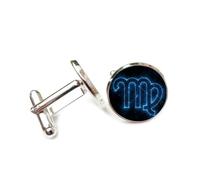 Gemelos, Símbolo Del Cosmos Virgo, Entrelazamiento Cuántico, Mejor Deseo, Regalo Para Amigo, Virgo, Doce Signos Del Zodiaco, Hebilla De Puño Personalizada, Accesorio De Camisa, Regalo Para Esposo C