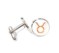 Gemelos, Símbolo Dinámico De Tauro, Moda, Flujo De Partículas De Nebulosa, Doce Signos Del Zodiaco De Tauro, Hebilla De Puño De La Suerte Personalizada, Regalo De Accesorio De Camisa Para Contador