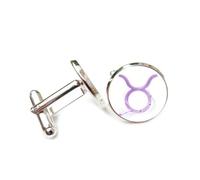 Gemelos, Símbolo Dinámico De Tauro, Punto De Nebulosa, Flujo De Partículas, Doce Signos Del Zodíaco De Tauro, Hebilla De Puño De La Suerte Personalizada, Accesorio De Camisa, Regalo Para Contador