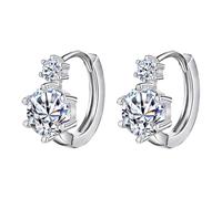 Gemelos Studded Earrings With Wide 2 Classic Six Earrings For Women Ohrringe für Kinder Mädchen Schmetterling, talla única, Metal, Sin piedra preciosa