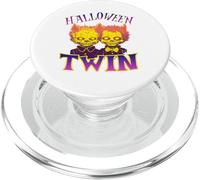 Gemelos Terroríficos Halloween Gato Monstruo No Muerto PopSockets PopGrip para MagSafe
