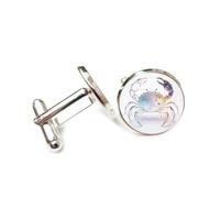 Gemelos, Topología Del Mapa Estelar Brillante Con Forma De Cangrejo, Doce Signos Del Zodíaco De Cáncer, Hebilla De Puño, Accesorio De Camisa, Regalo Para Contable, Jefe, Negocios, Boda, Graduació