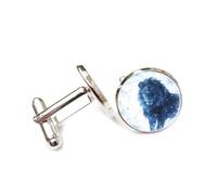 Gemelos, Tótem De Cabeza De León Azul, Entrelazamiento Cuántico, Leo, Doce Signos Del Zodíaco, Hebilla De Puño Personalizada, Accesorio De Camisa, Regalo Para Contable, Jefe, Negocios, Boda, Grad