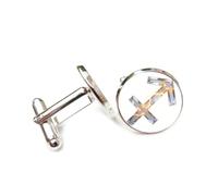 Gemelos, Tótem De Flecha De Rayo, Cristal De Energía, Sagitario, Doce Signos Del Zodiaco, Hebilla De Puño Personalizada, Accesorio De Camisa, Regalo Para Contable, Jefe, Negocios, Boda, Baile De Gr