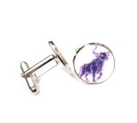 Gemelos, Tótem De Ganado Abstracto Nebulosa Cósmica Entrelazamiento Cuántico, Tauro Doce Signos Del Zodiaco, Hebilla De Puño De La Suerte Personalizada, Accesorio De Camisa Regalo Para Contador Je