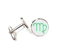 Gemelos, Tótem De La Matriz Del Zodiaco, Proyección Holográfica, Regalo Literario, Virgo, Doce Signos Del Zodiaco, Hebilla De Puño De La Suerte Personalizada, Accesorio De Camisa, Regalo Para Cont