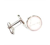 Gemelos, Tótem De La Nebulosa De Piscis, Regalo De Amistad Con La Suerte Del Entrelazamiento Cuántico, Signo Zodiacal Piscis Doce, Hebilla De Puño Personalizada, Regalo De Accesorio De Camisa Para