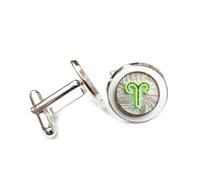 Gemelos, Tótem De Rayas Con Símbolo, Junta De Soldadura, Textura De Circuito, Signos Del Zodíaco Aries, Hebilla De Puño, Accesorio De Camisa, Regalo Para Contable, Jefe, Negocios, Boda, Graduació