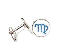 Gemelos, Tótem Del Cosmos Virgo, Entrelazamiento Cuántico, Regalo De Buena Suerte Para Un Amigo, Virgo, Doce Signos Del Zodiaco, Hebilla De Puño Personalizada, Regalo De Accesorio De Camisa Para Es