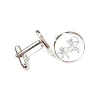 Gemelos, Tótem Zodiacal Brillante Sky Topology, Sagitario, Doce Signos Zodiacales, Hebilla De Puño Personalizada, Accesorio De Camisa, Regalo Para Contable, Jefe, Negocios, Boda, Baile De Graduació