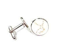 Gemelos, Virgo Línea Estelar Tótem Flujo De Partículas Mejor Deseo Regalo Amigo, Virgo Doce Signos Zodiacales, Hebilla De Puño Personalizada, Accesorio De Camisa Regalo Para Esposo Contador Boda D