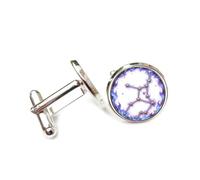 Gemelos, Virgo Mágico Fuego Estrella Retro Heavy Metal Buena Suerte Amigo Regalo, Virgo Doce Signos Del Zodiaco, Hebilla De Puño Personalizada, Accesorio De Camisa Regalo Para Esposo Contador Boda D