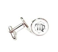 Gemelos, Virgo Que Significa Corrosión Topología Arte Tótem Regalo Amigo, Virgo Doce Signos Zodiacales, Hebilla De Puño De La Suerte Personalizada, Accesorio De Camisa Regalo Para Contador Jefe Ne