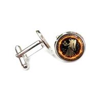 Gemelos, Virgo Universo De Fuego Mágico Heavy Metal Arte Mejor Deseo Amigo Regalo, Virgo Doce Signos Zodiacales, Hebilla De Puño Personalizada, Accesorio De Camisa Regalo Para Esposo Contador Boda D