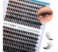 GEMERRY 3D Effect Pestañas Extensiones de Pestañas Individuales 30D/40D Cluster 0.07 D Curl 10-18mm mix Pestañas Volumen Ruso para Pestañas Extensión(3D-30D+40D-0.07D-10-18mm)